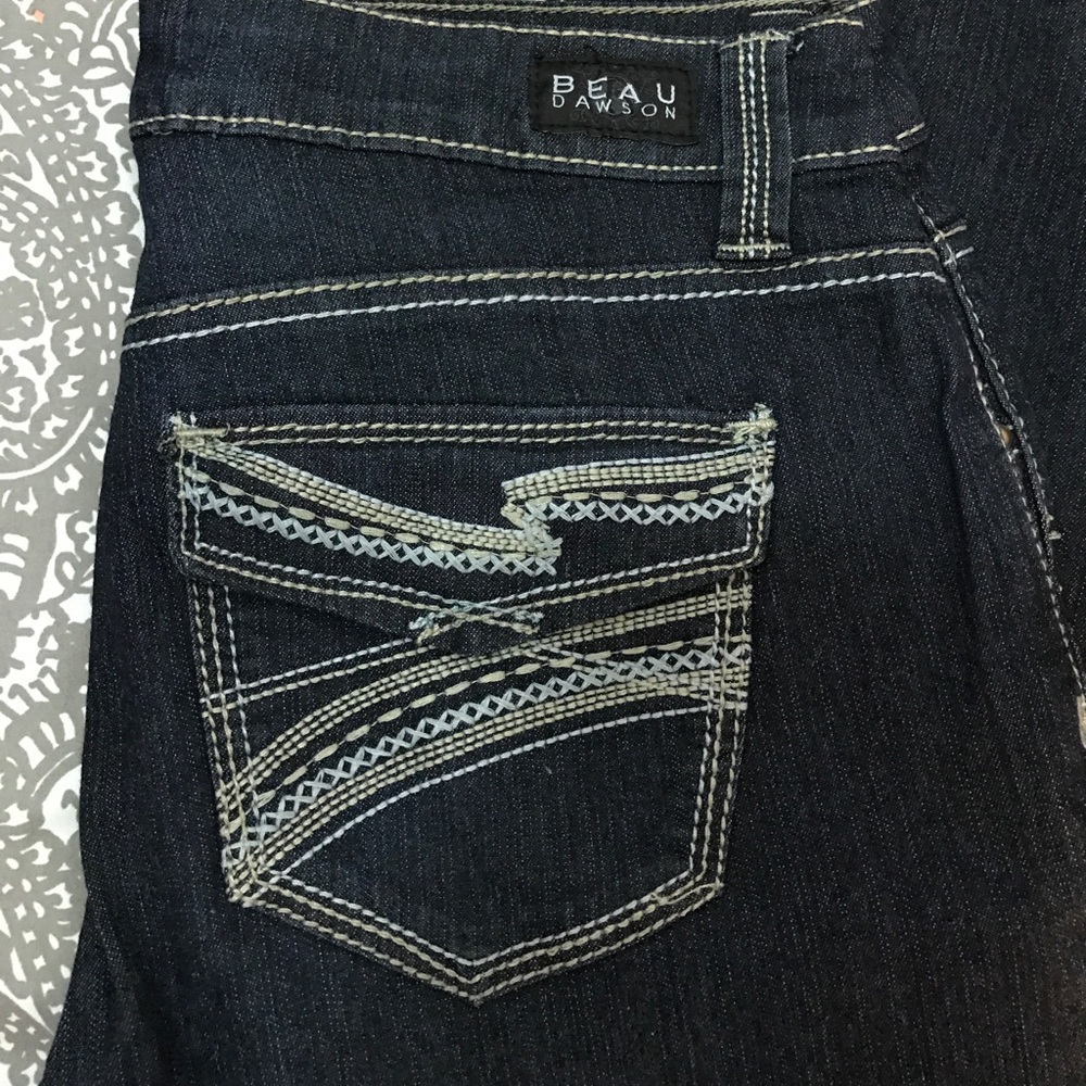 NWOT BEAU DAWSON BELL BOTTOM JEANS SZ 8