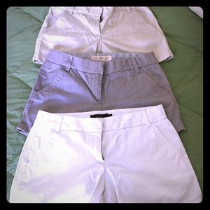 JCrew 4" Chino shorts.