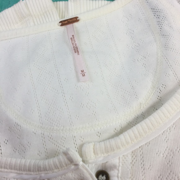 NWT Free People Sugar and Spice Henley Tee - Picture 5 of 5