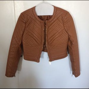 Brown "leather" jacket
