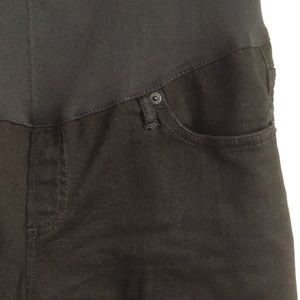 Full Belly Panel Black Maternity Jeans