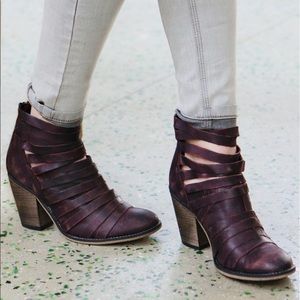 Freepeople "Hybrid" ankle boot in Cordovan