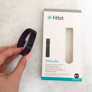 Fitbit Alta with NEW Plum Band