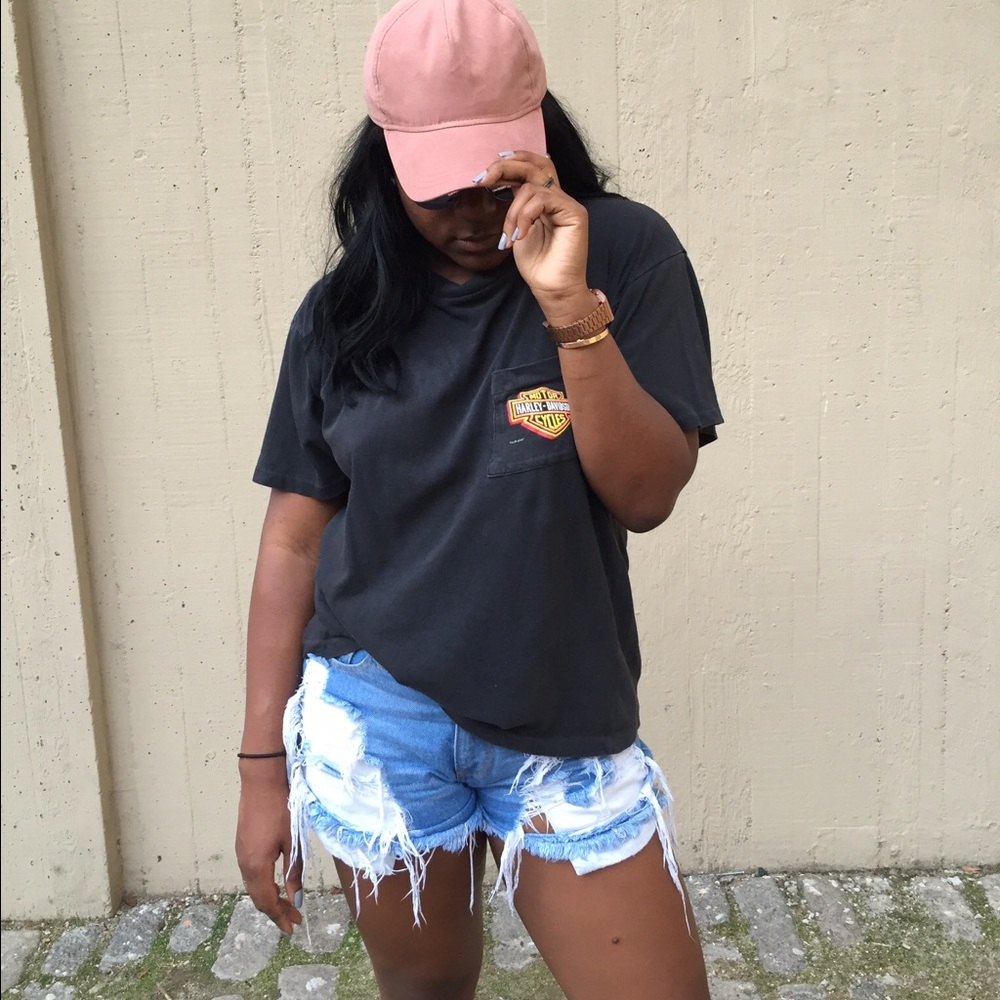 Extra Ripped Jean Shorts - Picture 2 of 3