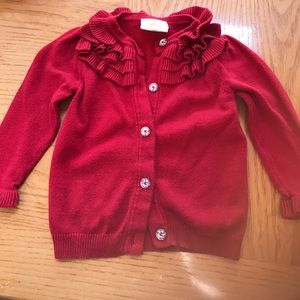 Girls red sweater