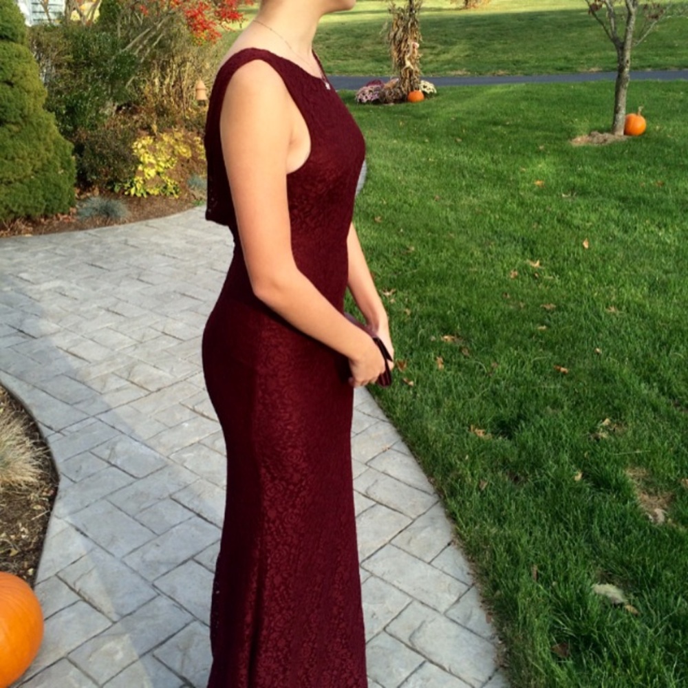 Burgundy Prom Dress