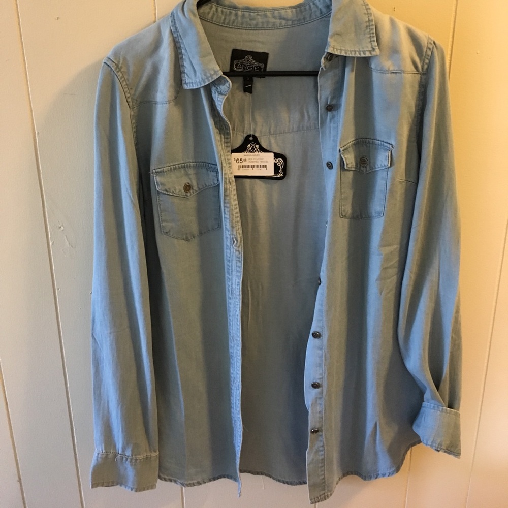 NWT Angie soft jean jacket