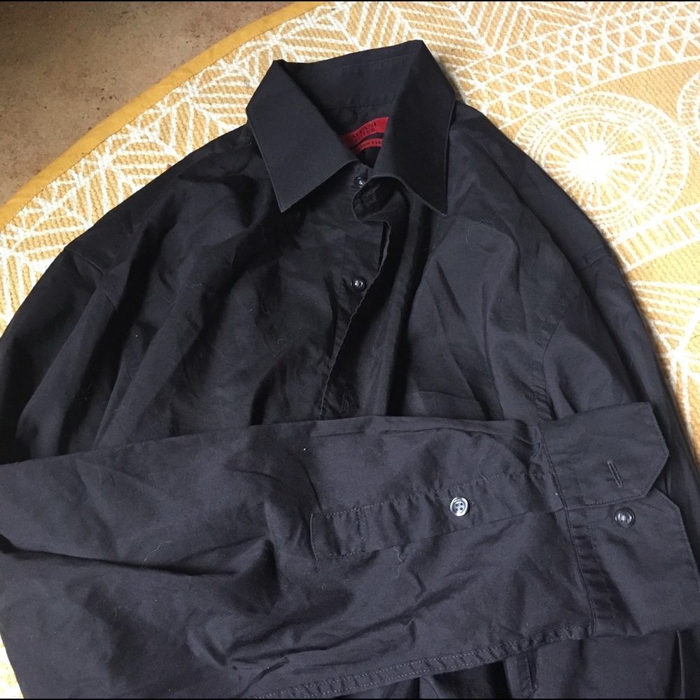 Black button up