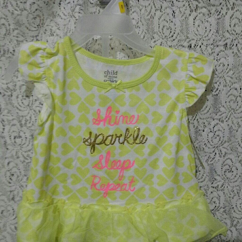 Toddler shorty pajamas nwt size 3t