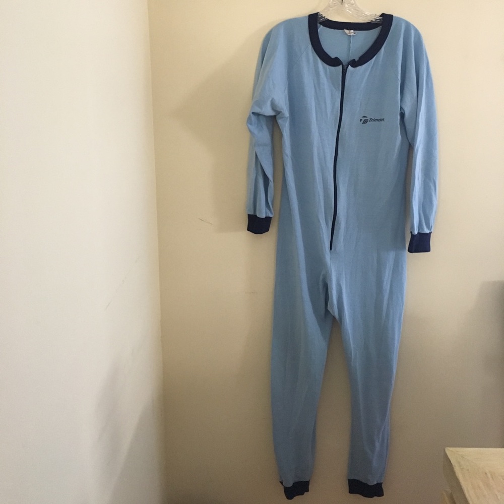 Trimake blue thermal onesie!