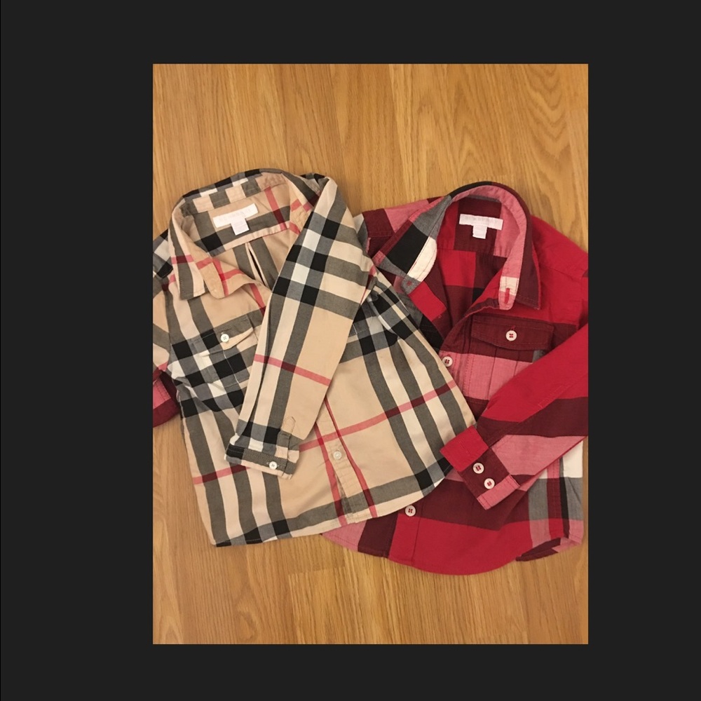 2 Authentic Burberry Toddlers
