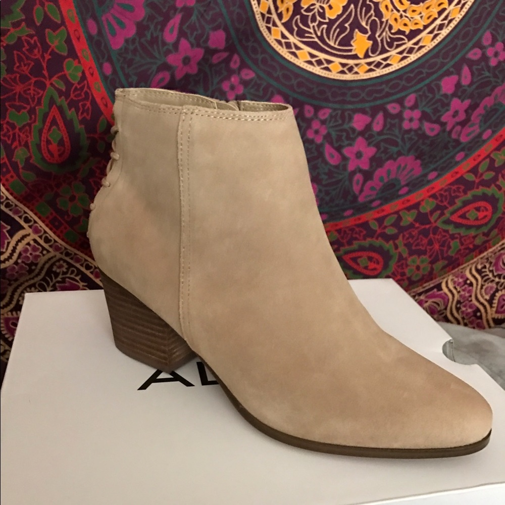 Beige Booties