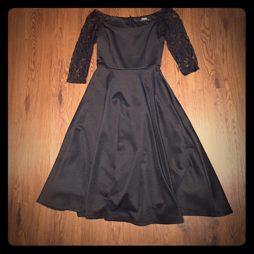 black dress