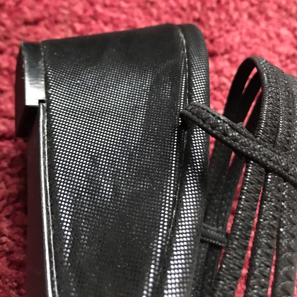Fashion bug strapping black wedges - Picture 4 of 4