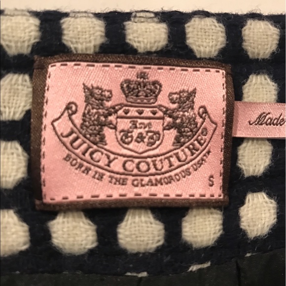 NEW JC Wool Graphic Dot skirt w/belt loops weltpkt - Picture 3 of 4