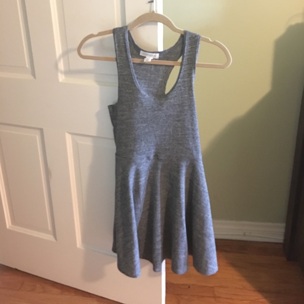 Forever 21 Racer Back Grey Dress
