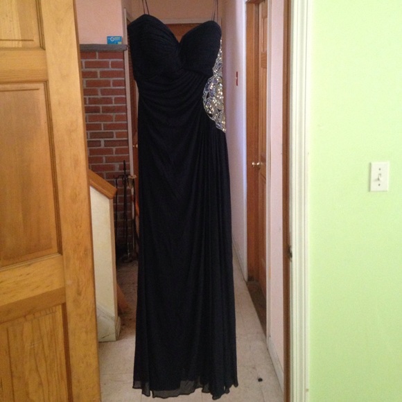Faviana Dresses & Skirts - Navy blue gown