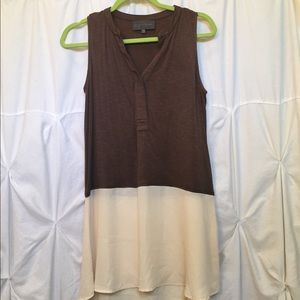 Anthropologie Color Block Tunic