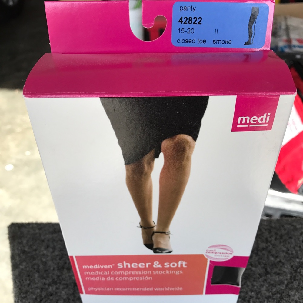 Compression pantyhose or knee high stockings!