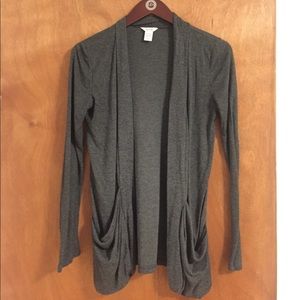Grey lightweight cardigan