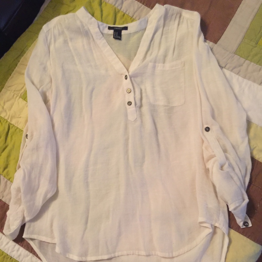 Forever 21 sheer shirt