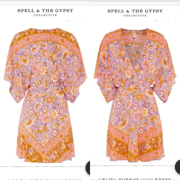 LOLITA CUTOUT MINI DRESS by spell designs - Picture 4 of 7