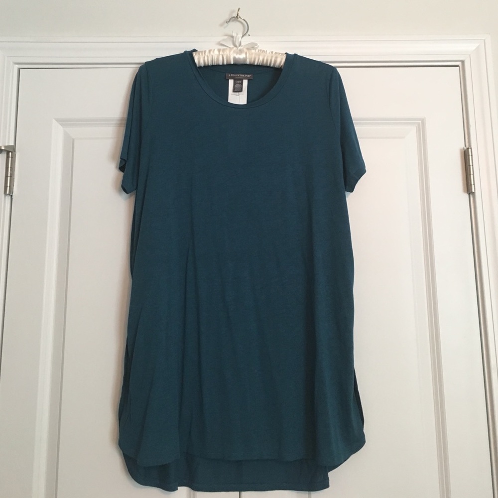 "A Pea in the Pod" Maternity T-Shirt Marine Blue