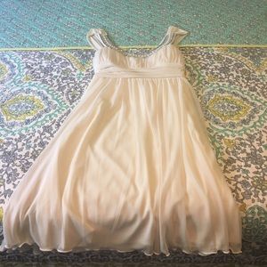 Beautiful off white prom dress