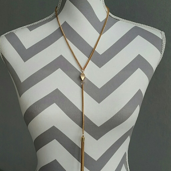 SASSY Jewelry - 'Y' necklace with tassle