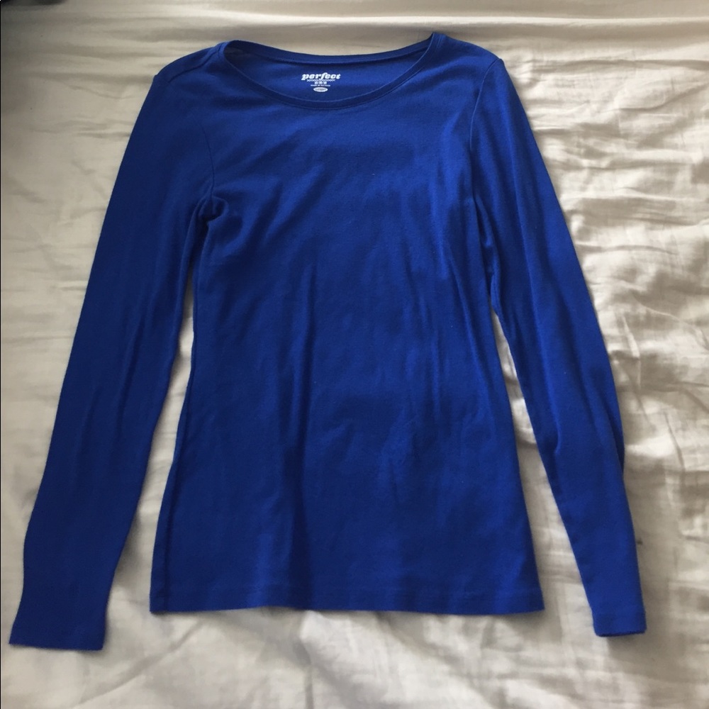 Old navy long sleeve royal t shirt