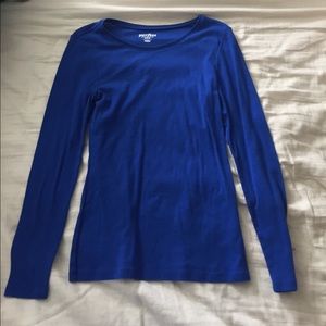 Old navy long sleeve royal t shirt