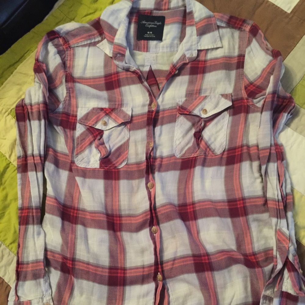 American Eagle plaid