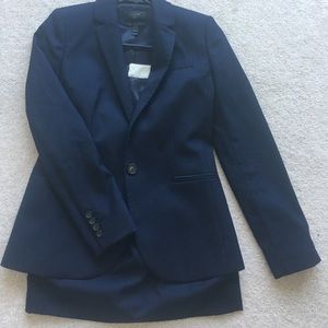 J.Crew super 120s suit skirt and blazer like new