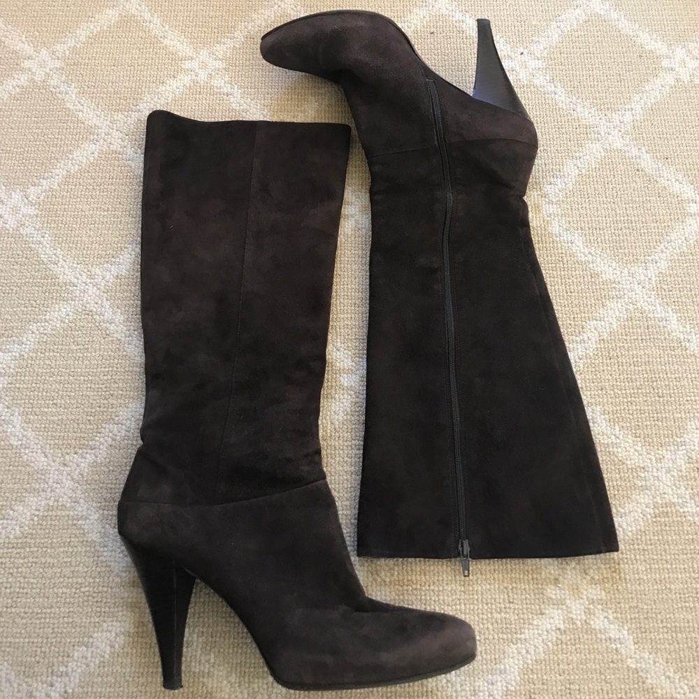 ‼️SOLD‼️Via Spiga brown sway boots