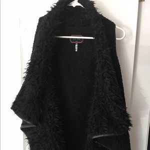 Love Tree fuzzy sweater vest