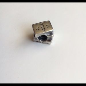 Pandora text book charm