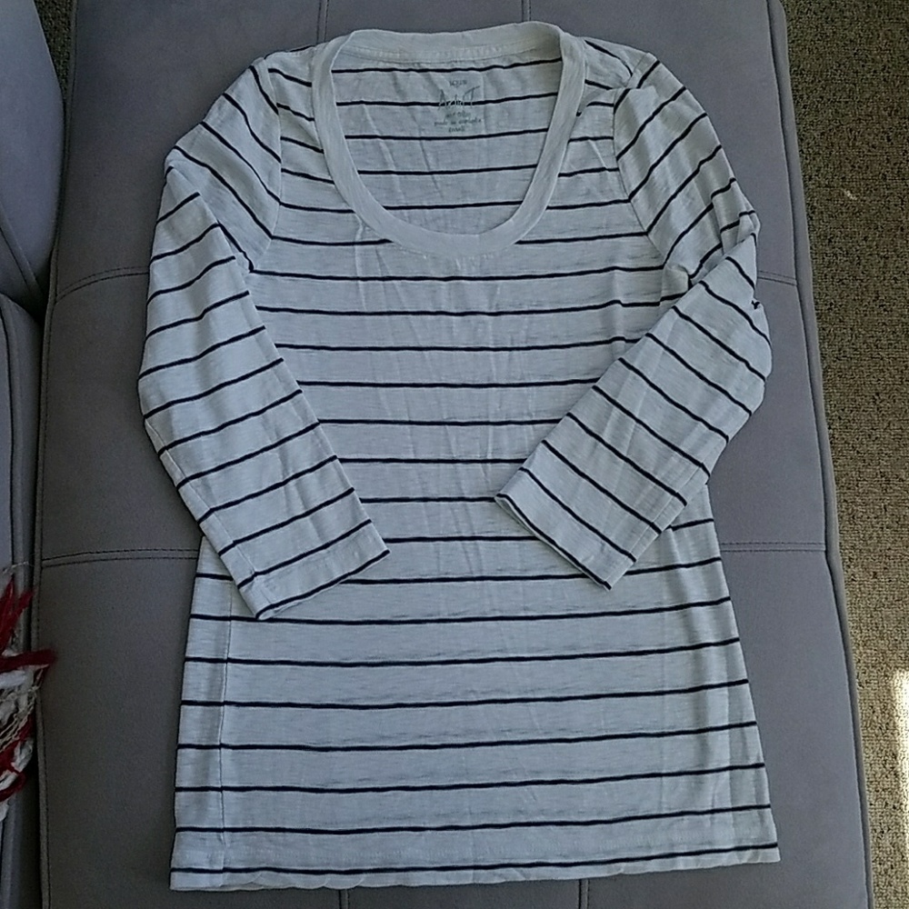 Jcrew cotton striped shirt