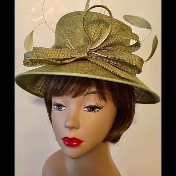 Vintage Derby Hat - Bow + Feathers - Picture 4 of 7