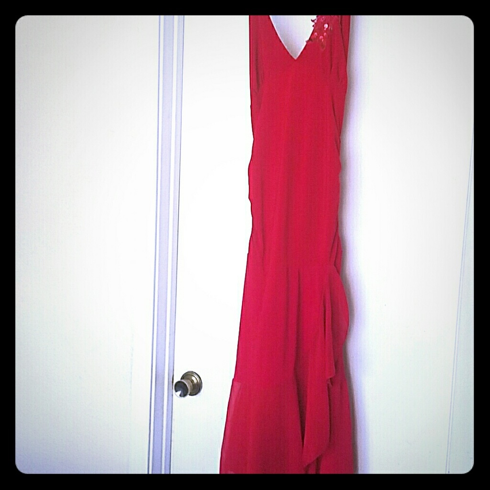 Red dress