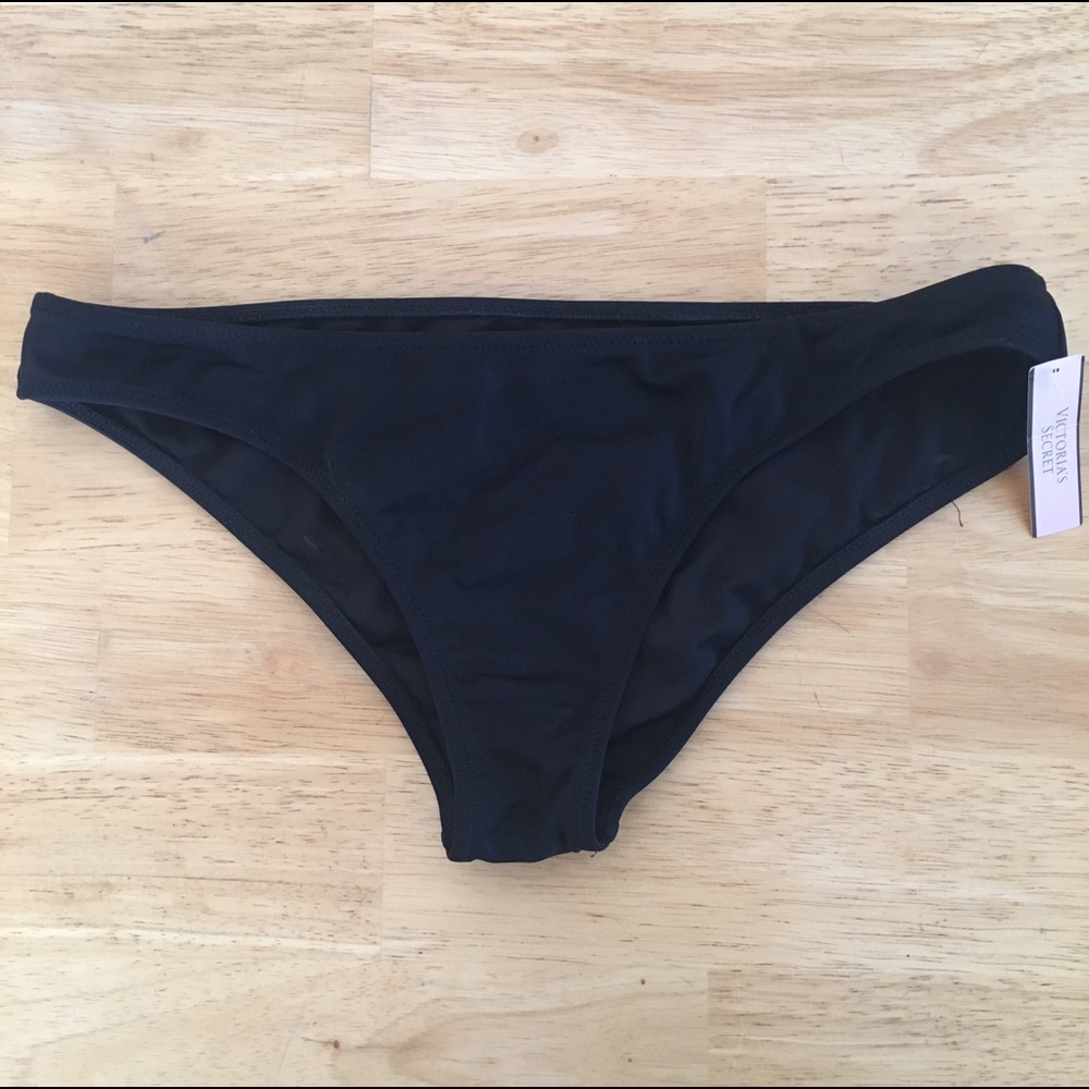 NWT VS Swim “The Cheeky” black bottom - medium