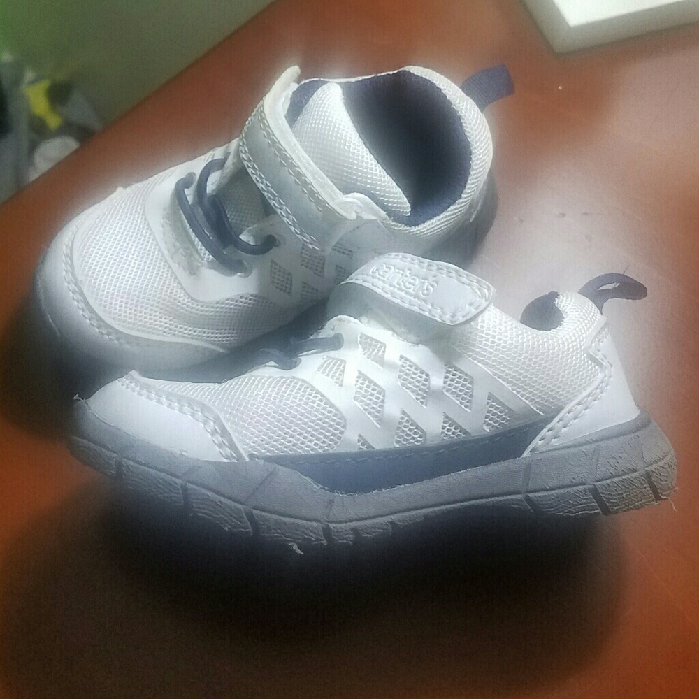 Carter's Lightweight White Toddler Boys Sneakers