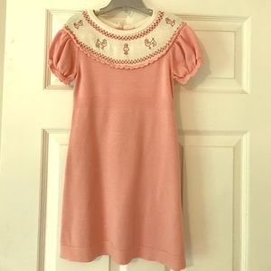 Janie and jack pink sweater dress 4T