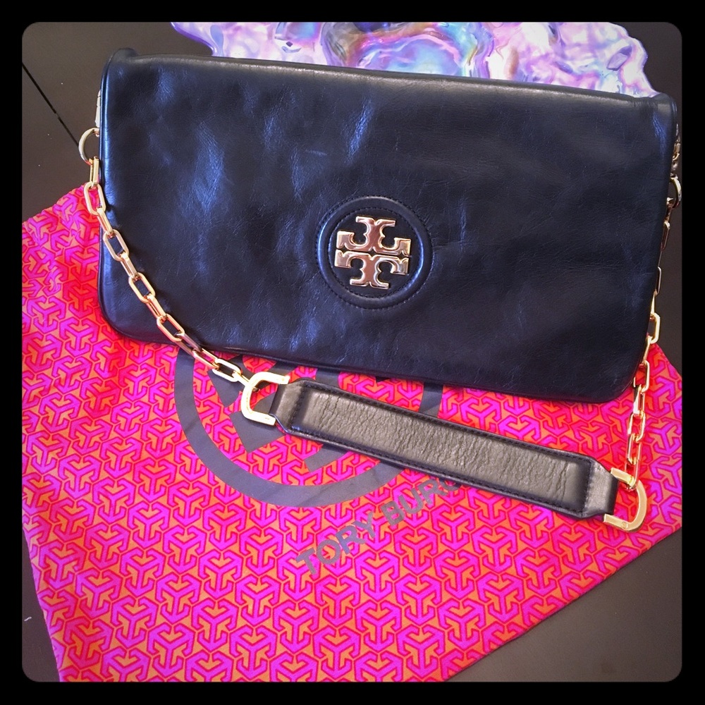 Tory Burch Black Leather Shoulder bag