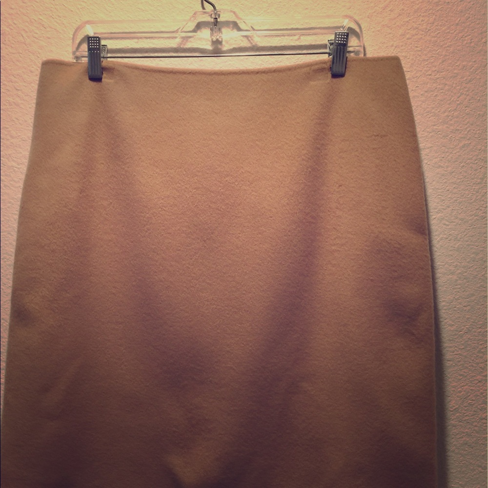Talbots wool skirt -Camel