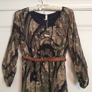 PinkBlush Paisley Maternity Dress