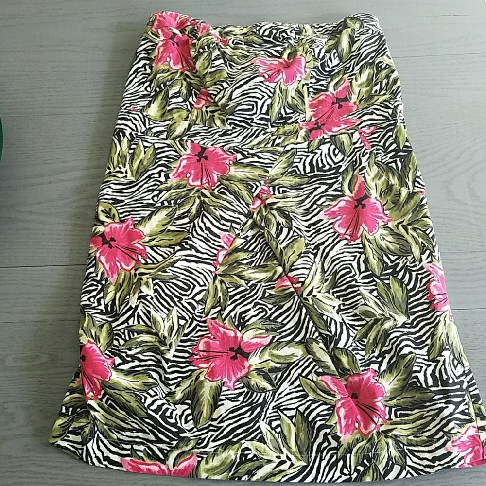 Strapless Torrid tropical tiki dress size 16