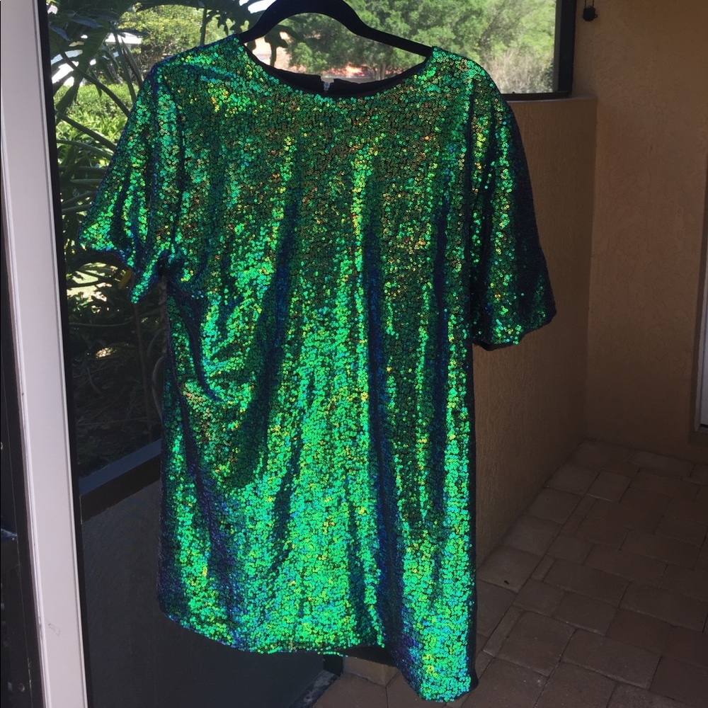 Asos sparkly t-shirt dress!