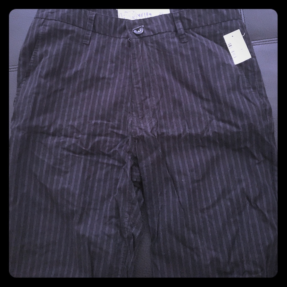 Aeropostale Men's Pinstripe Shorts