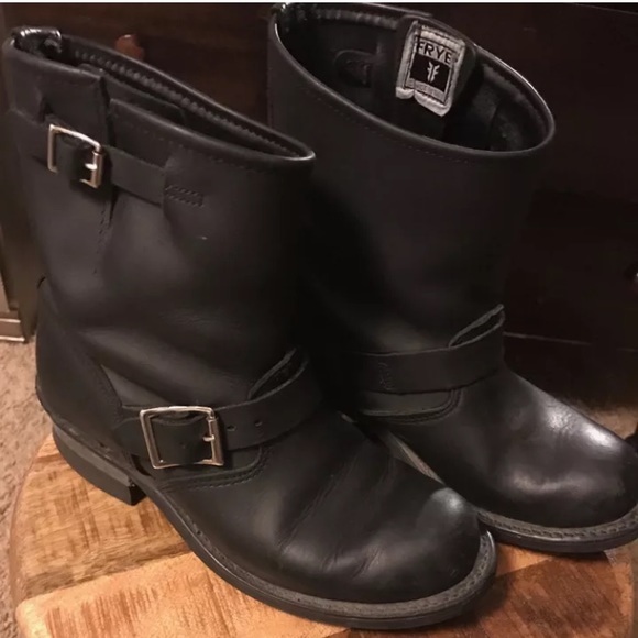 Frye 8R engineer motorcycle boots - Picture 2 of 5