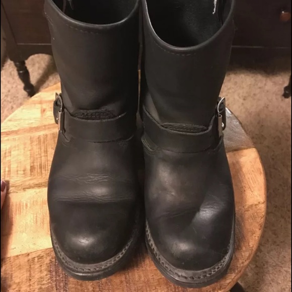 Frye 8R engineer motorcycle boots - Picture 3 of 5